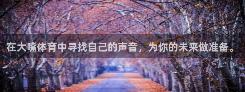 在大嘴体育中寻找自己的声音，为你的未来做准备。